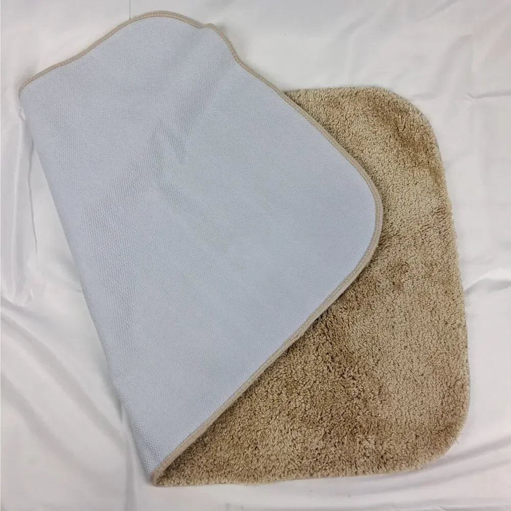 Garland Rug 24x40 Linen Traditional Plush Nylon Washable Non-Slip Bath Mat